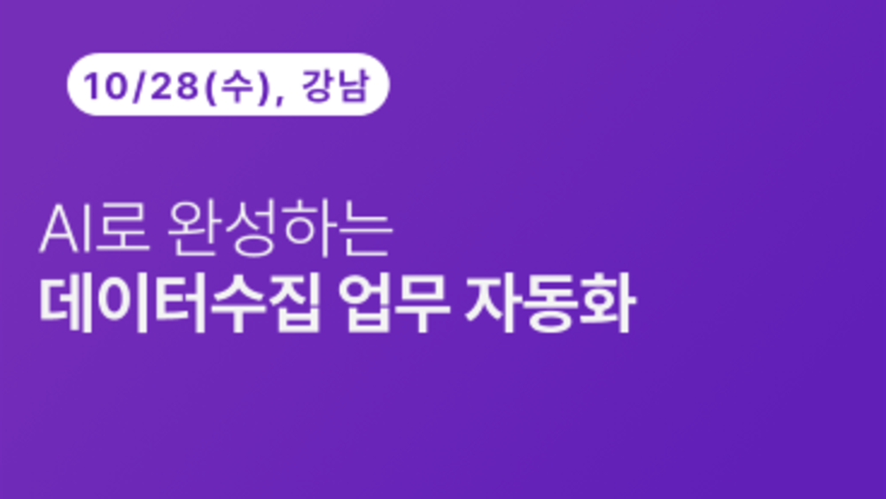 AI로 완성하는 데이터수집 업무 자동화(10.28)
